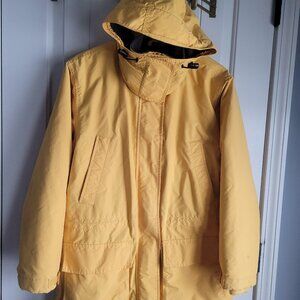 Yellow Coat Land's End Brand jacket Adult Small 6 8